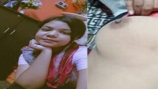 Durgapur bengali chubby girl showing big boobs viral MMS